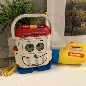 Playskool Toy Story Mr Mike Cassette Player Voice Recorder PS-460 1990